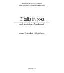 Copertina  L'Italia in posa: cento anni di cartoline illustrate 